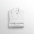 White textured robe with 'House of Babylon' label on a white background