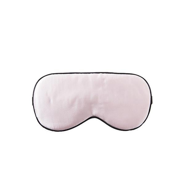 Pink sleep mask on a white background